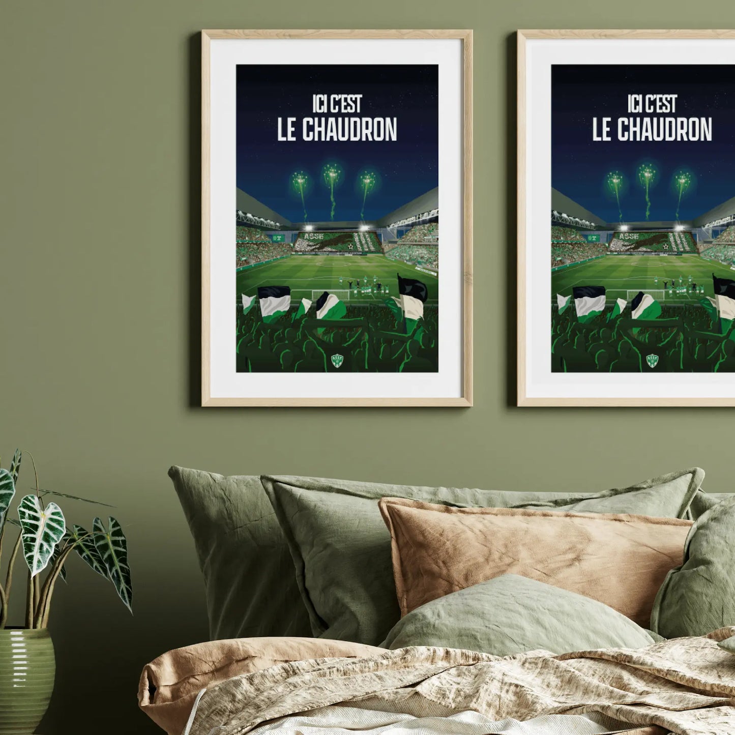 affiche stade Geoffroy Guichard