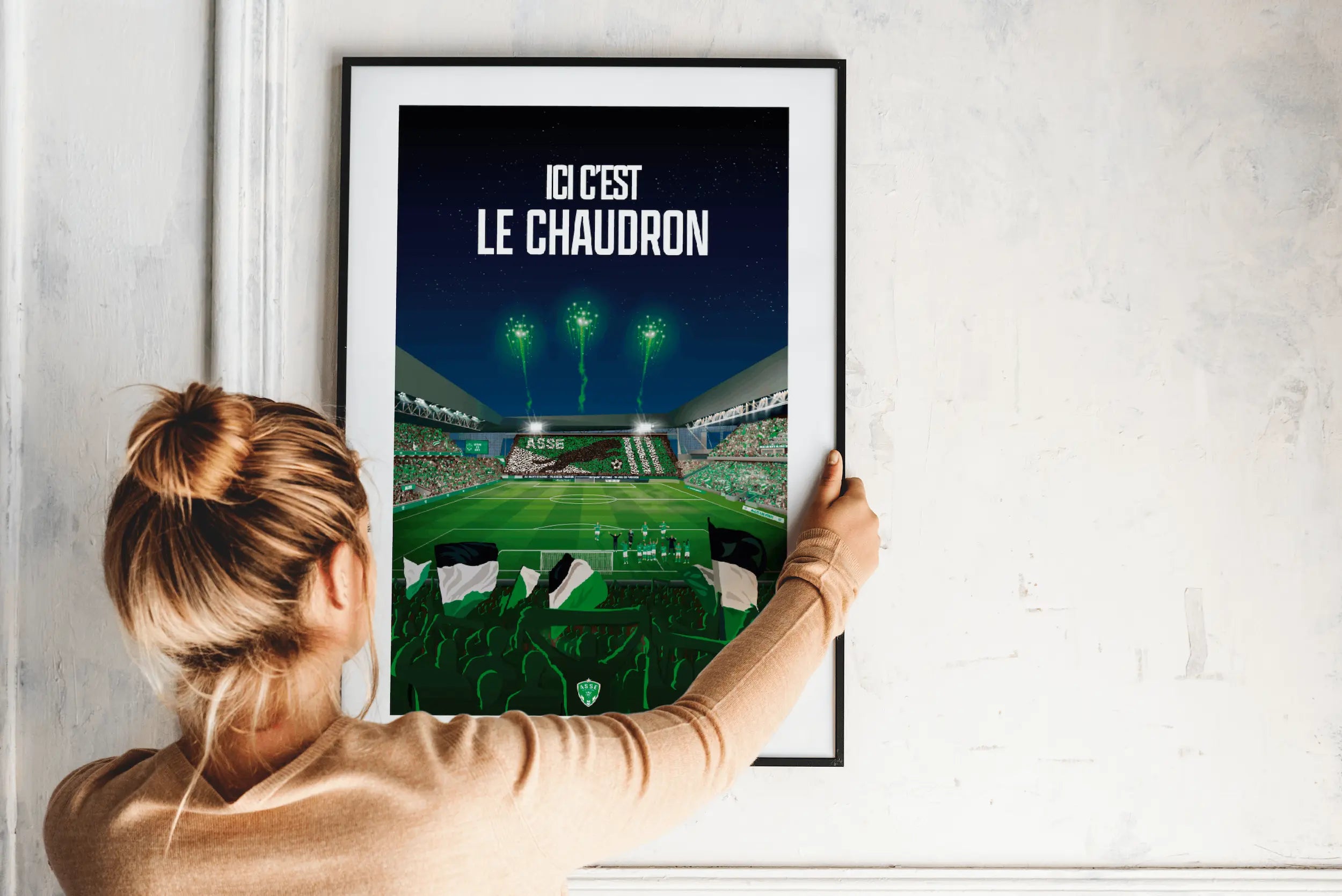 cadeau poster saint etienne